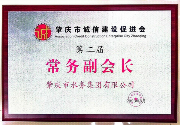 肇水集團(tuán)授予“第二屆常務(wù)副會長”單位稱號.png